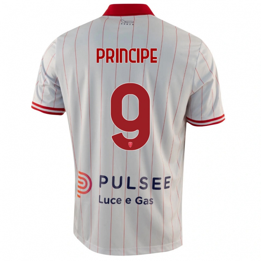 נשים Tommaso Principe #9 לבן אדום כחול הרחק ג'רזי 2025/26 חולצה קצרה