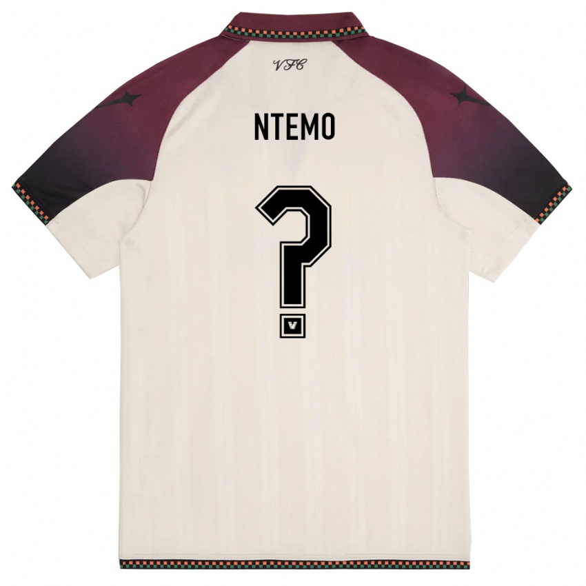 נשים Condinho Ntemo #0 קרם בורדו הרחק ג'רזי 2025/26 חולצה קצרה