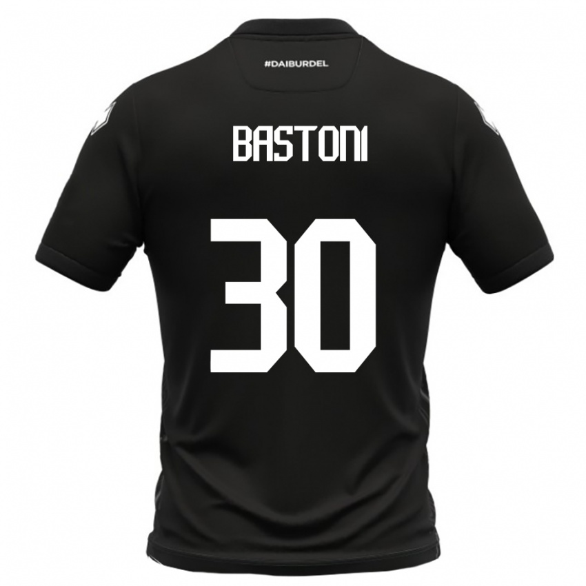 נשים סימונה באסטוני #30 שחור לבן הרחק ג'רזי 2025/26 חולצה קצרה