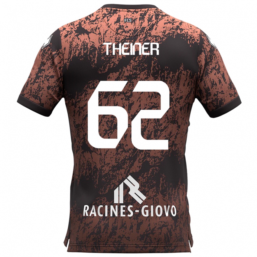 נשים דניאל טיינר #62 חום שחור הרחק ג'רזי 2025/26 חולצה קצרה