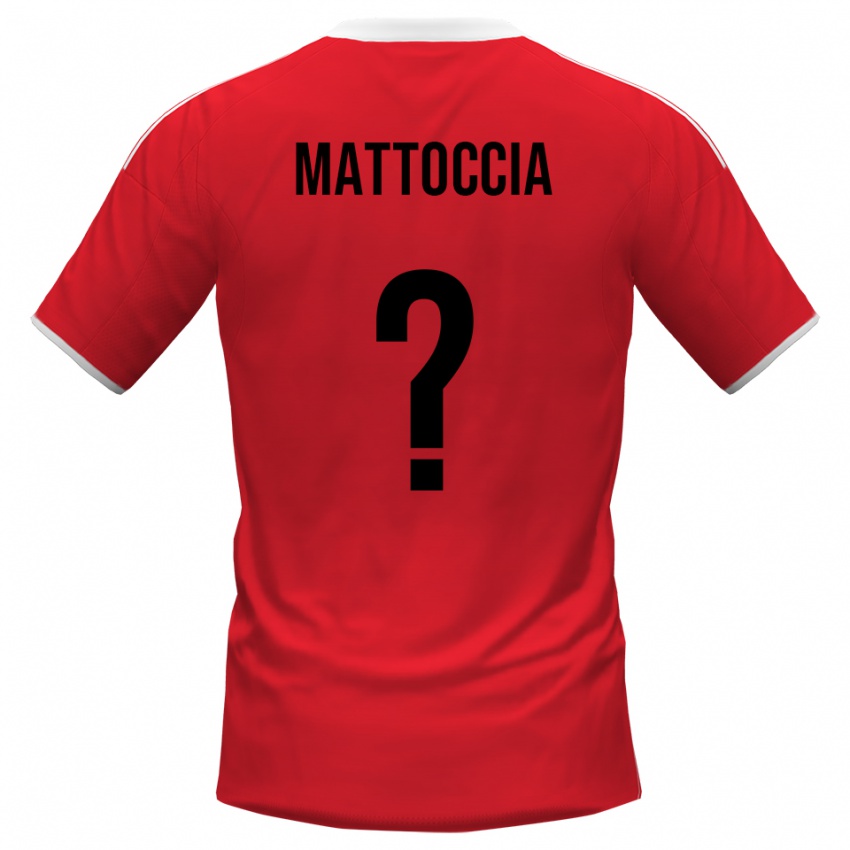 נשים Riccardo Mattoccia #0 אדום לבן הרחק ג'רזי 2025/26 חולצה קצרה