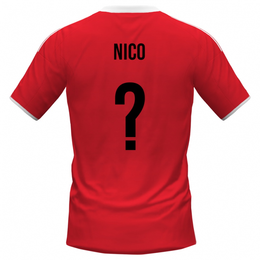 נשים Riccardo Nico #0 אדום לבן הרחק ג'רזי 2025/26 חולצה קצרה