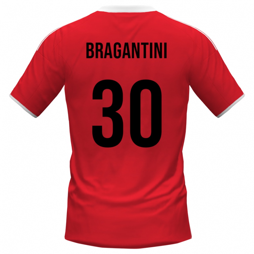 נשים Davide Bragantini #30 אדום לבן הרחק ג'רזי 2025/26 חולצה קצרה