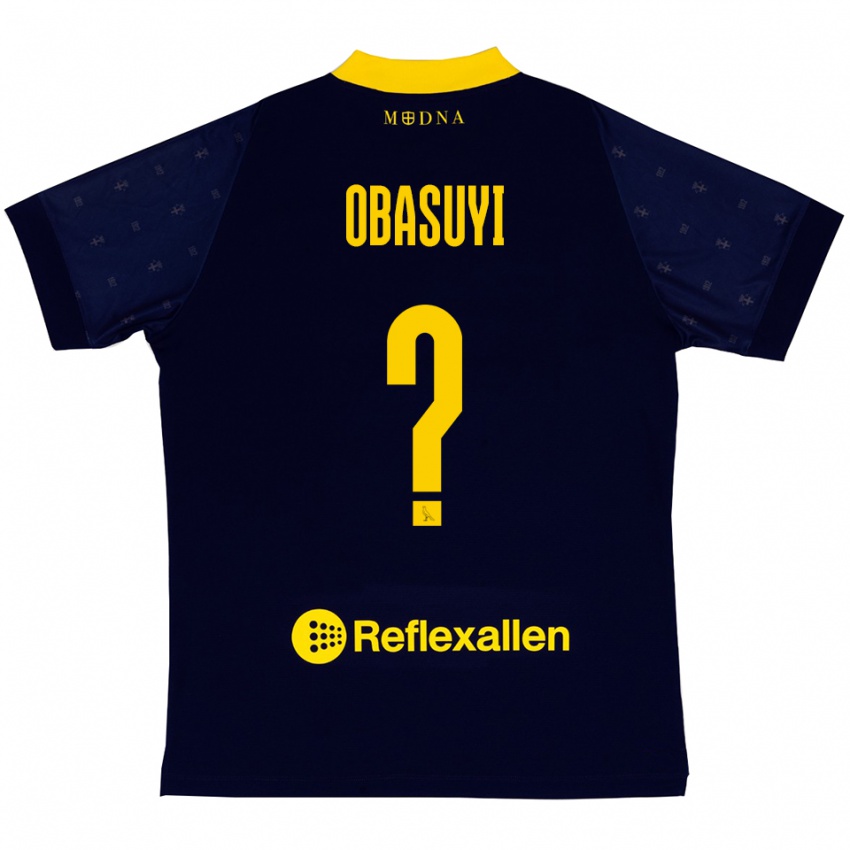 נשים Freedom Obasuyi #0 כחול נייבי צהוב הרחק ג'רזי 2025/26 חולצה קצרה