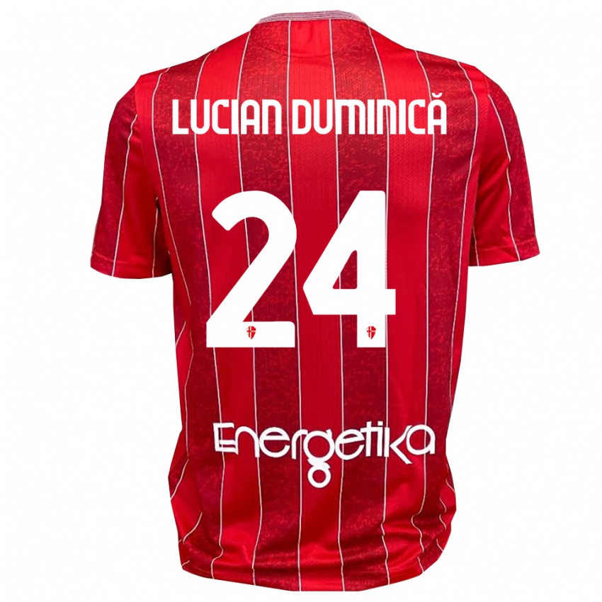 נשים Nicolae Lucian Duminică #24 אדום לבן הרחק ג'רזי 2025/26 חולצה קצרה