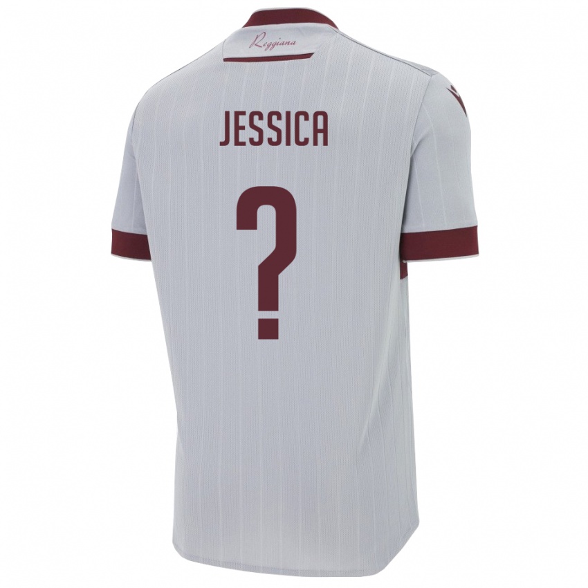 נשים Zisa Jessica #0 בורגונדי לבן הרחק ג'רזי 2025/26 חולצה קצרה