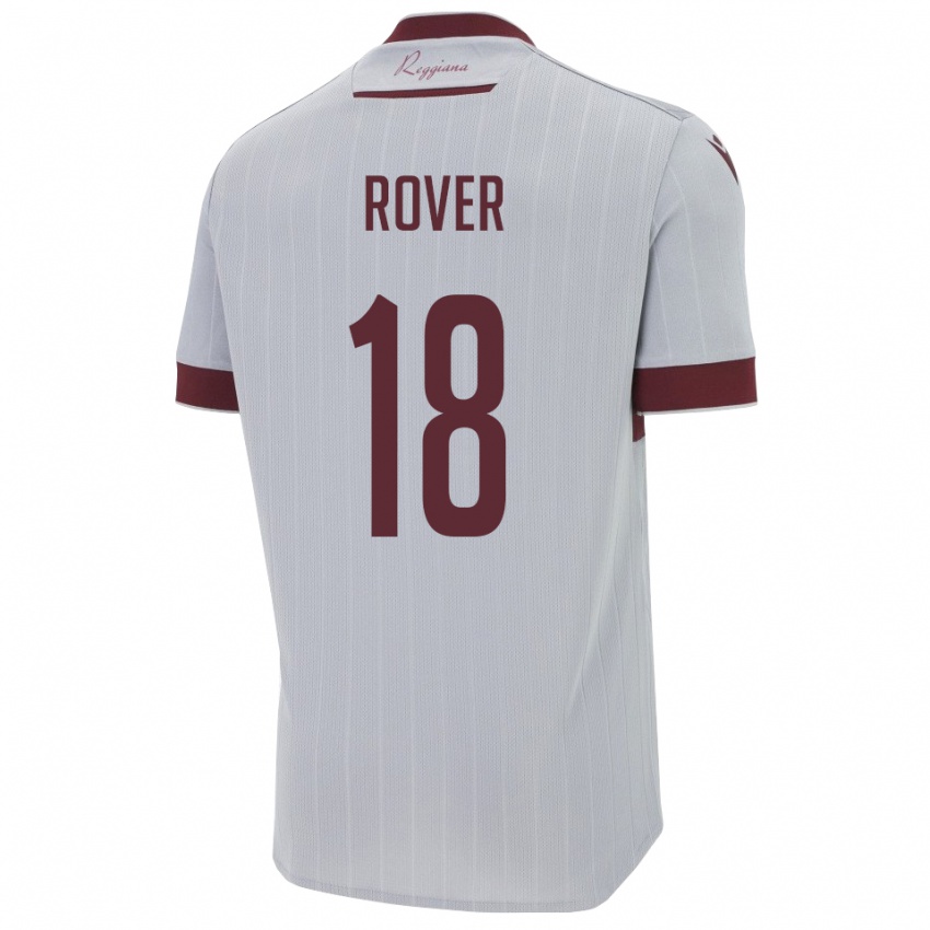 נשים מתאו רובר #18 בורגונדי לבן הרחק ג'רזי 2025/26 חולצה קצרה