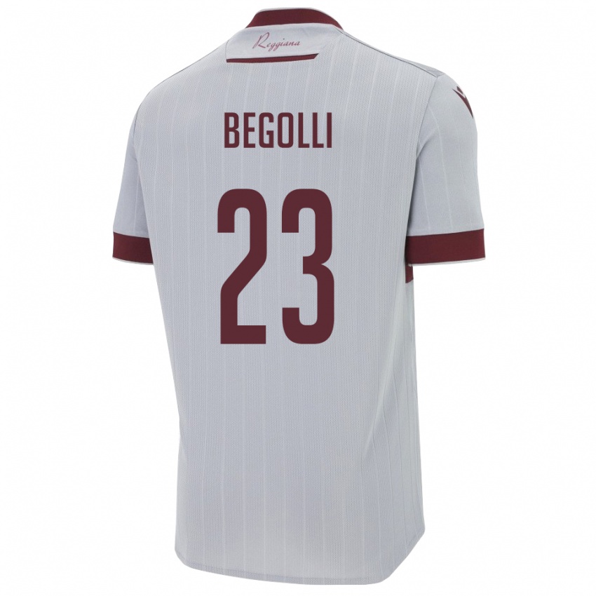 נשים ליאו בגולי #23 בורגונדי לבן הרחק ג'רזי 2025/26 חולצה קצרה