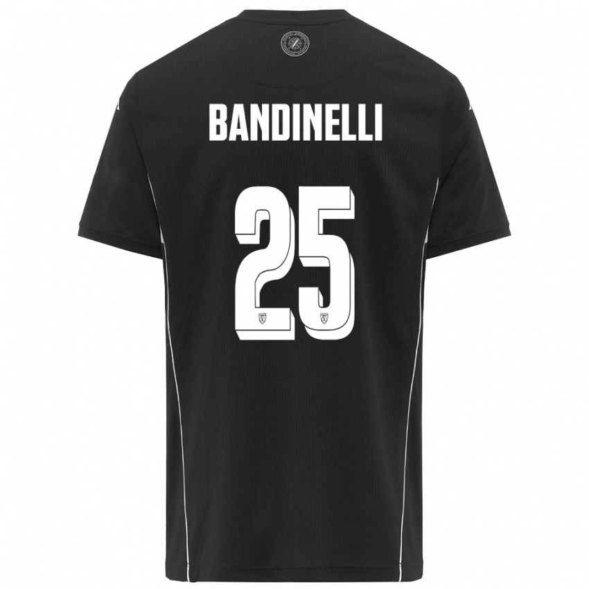 נשים פיליפו באנדילני #25 שחור לבן הרחק ג'רזי 2025/26 חולצה קצרה