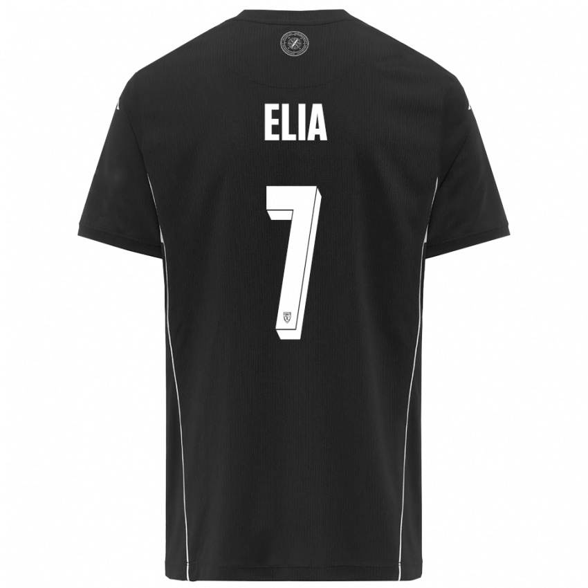 נשים סלבטורה אליה #7 שחור לבן הרחק ג'רזי 2025/26 חולצה קצרה