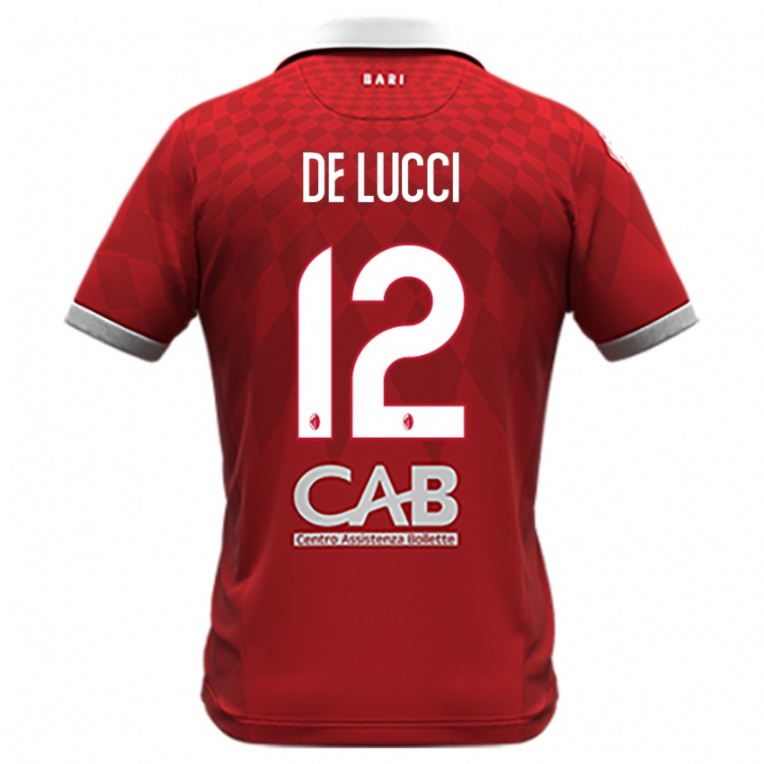 נשים פאולו אנטוניו די לוצ׳י #12 אדום לבן הרחק ג'רזי 2025/26 חולצה קצרה