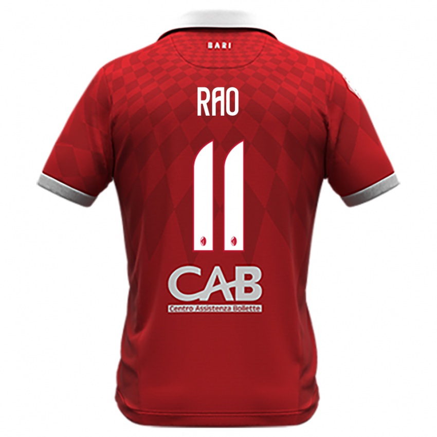 נשים אמנואלה ראו #11 אדום לבן הרחק ג'רזי 2025/26 חולצה קצרה