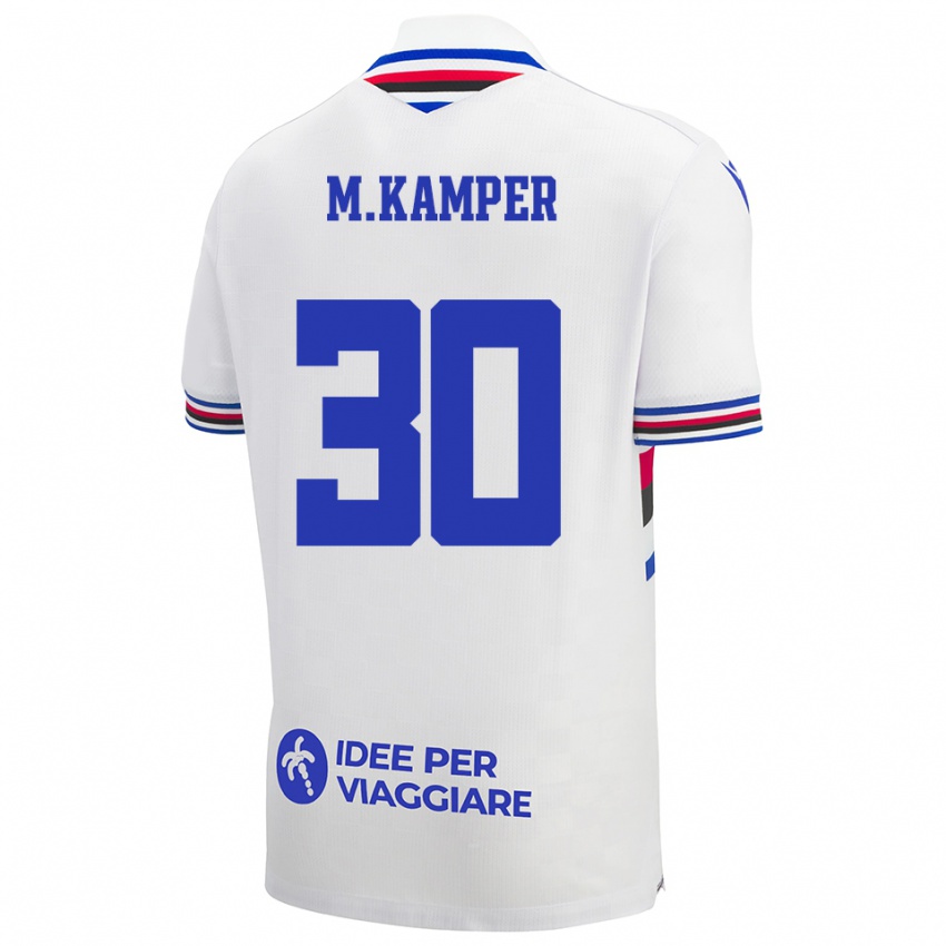 נשים Maia Leona Kamper Rodrigues #30 לבן כחול אדום הרחק ג'רזי 2025/26 חולצה קצרה