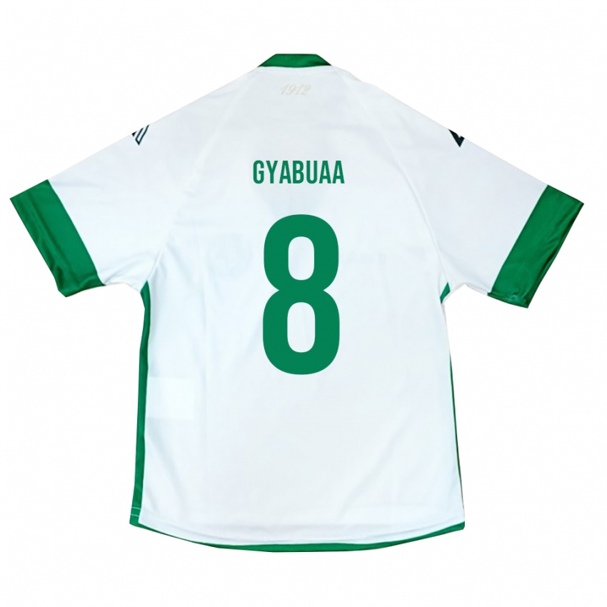 נשים Emmanuel Gyabuaa #8 לבן ירוק כחול הרחק ג'רזי 2025/26 חולצה קצרה