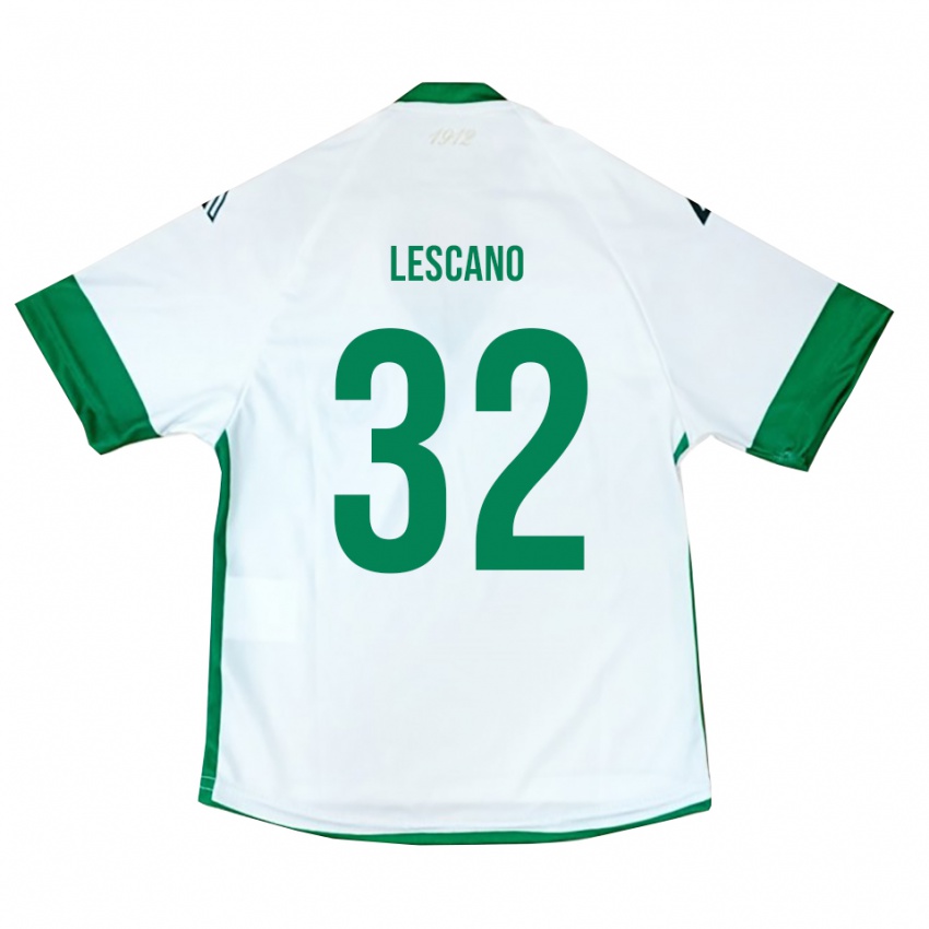 נשים פקונדו לסקאנו #32 לבן ירוק כחול הרחק ג'רזי 2025/26 חולצה קצרה