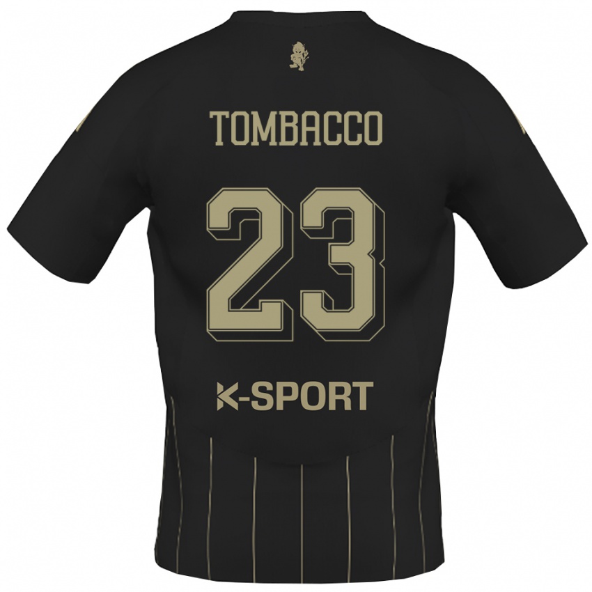 נשים Federico Tombacco #23 אפור לבן הרחק ג'רזי 2025/26 חולצה קצרה