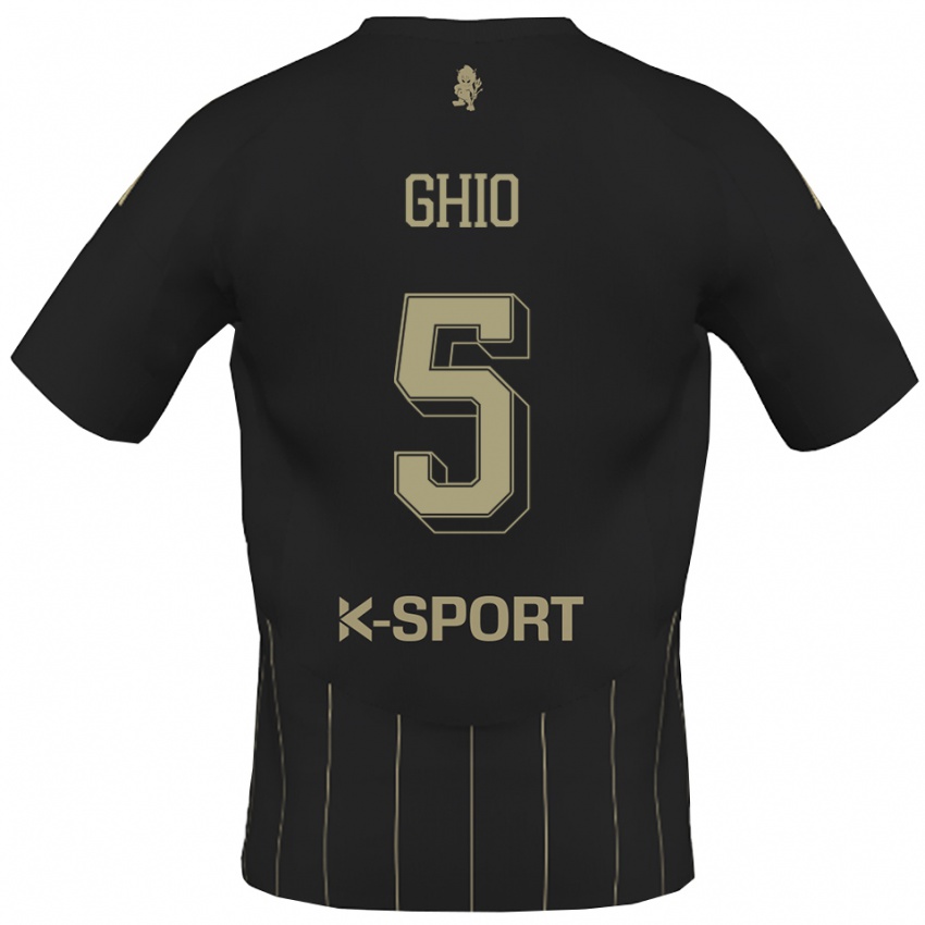 נשים אומברטו גיו #5 אפור לבן הרחק ג'רזי 2025/26 חולצה קצרה