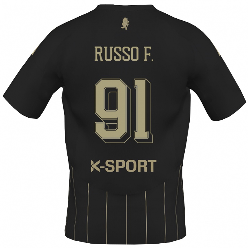 נשים פלאביו רוסו #91 אפור לבן הרחק ג'רזי 2025/26 חולצה קצרה