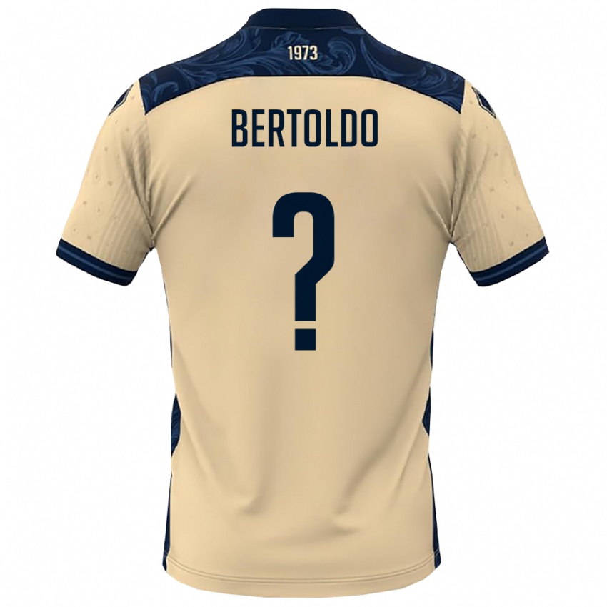 נשים Riccardo Bertoldo #0 לבן כחול נייבי הרחק ג'רזי 2025/26 חולצה קצרה