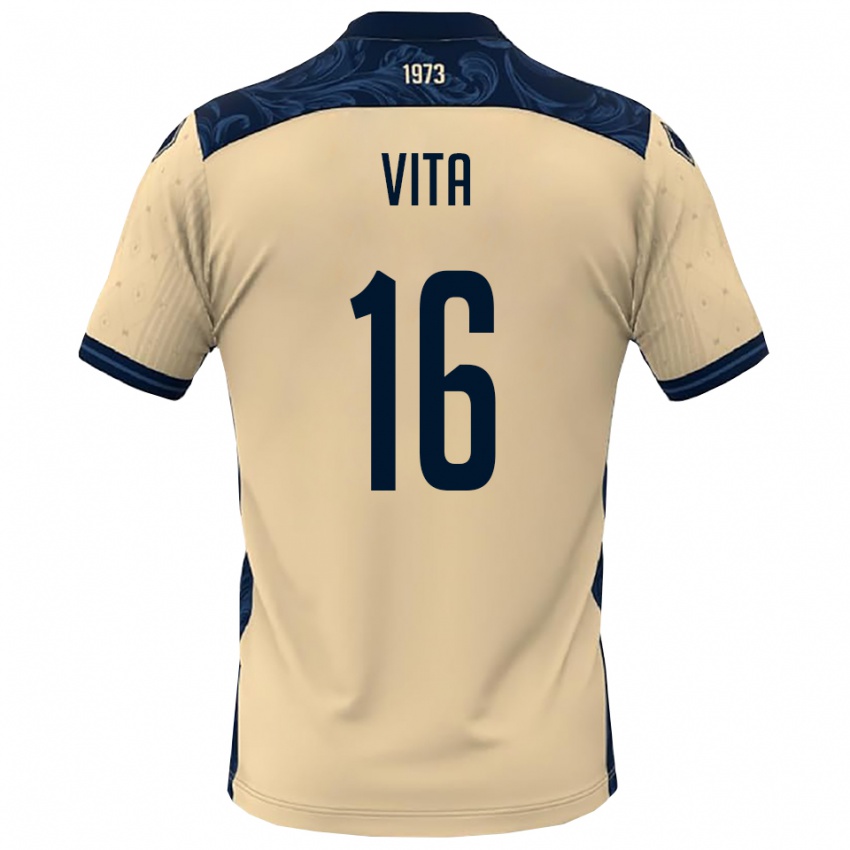 נשים אלסיו ויטה #16 לבן כחול נייבי הרחק ג'רזי 2025/26 חולצה קצרה