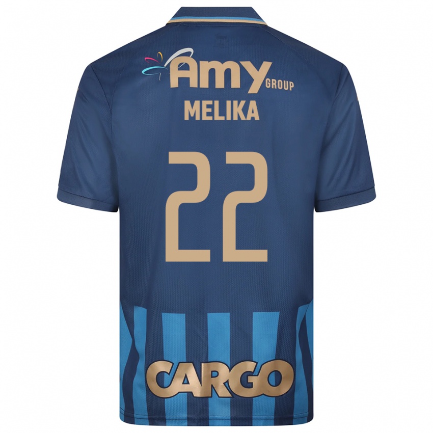 נשים אופק מליקה #22 כחול נייבי כחול הרחק ג'רזי 2025/26 חולצה קצרה