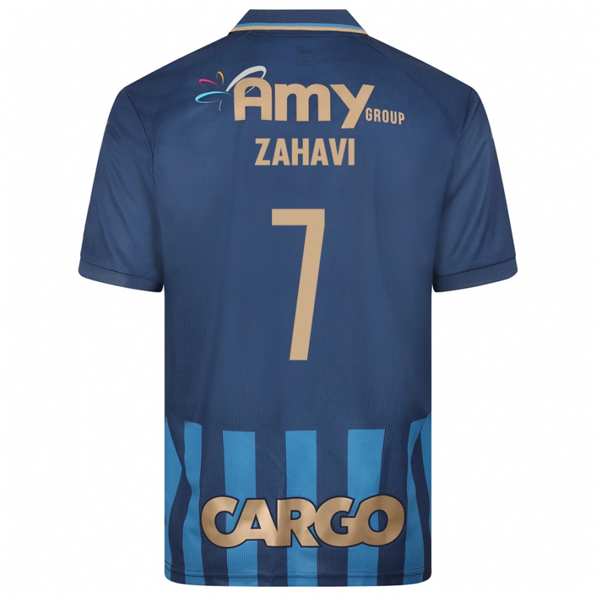 נשים ערן זהבי #7 כחול נייבי כחול הרחק ג'רזי 2025/26 חולצה קצרה