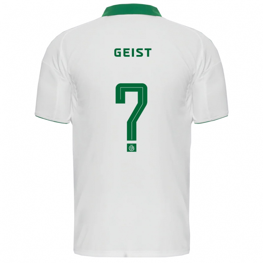 נשים Arad Geist #0 לבן ירוק הרחק ג'רזי 2025/26 חולצה קצרה