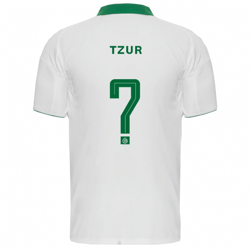 נשים עדי צור #0 לבן ירוק הרחק ג'רזי 2025/26 חולצה קצרה