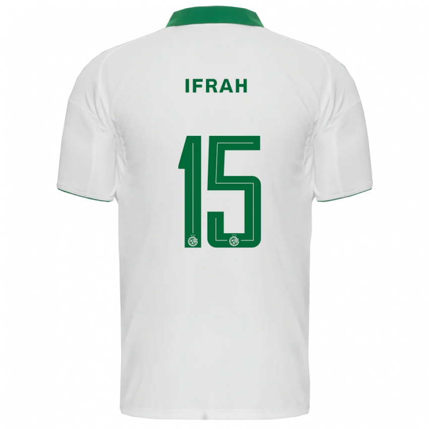 נשים Nehoray Ifrah #15 לבן ירוק הרחק ג'רזי 2025/26 חולצה קצרה