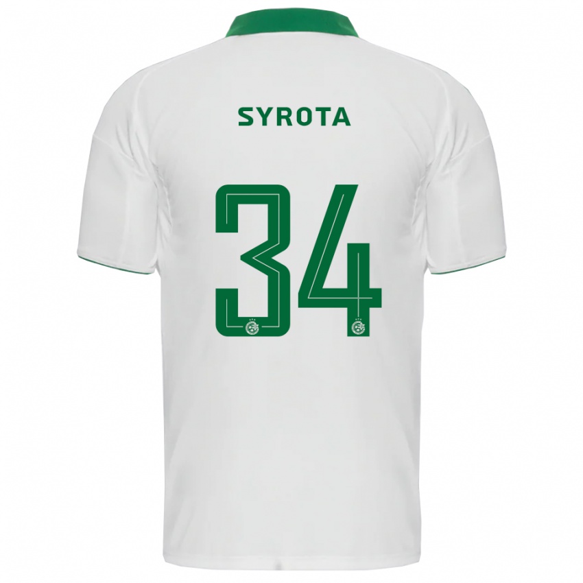 נשים אולכסנדר סירוטה #34 לבן ירוק הרחק ג'רזי 2025/26 חולצה קצרה