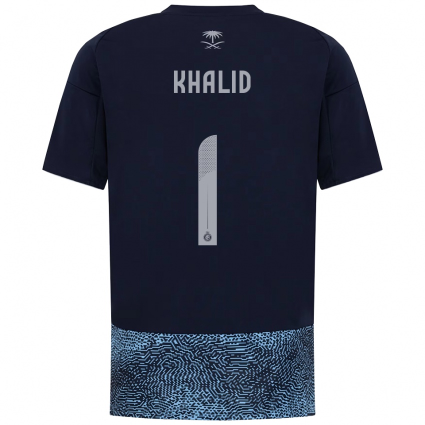 נשים Sara Khalid #1 כחול נייבי תכלת הרחק ג'רזי 2025/26 חולצה קצרה