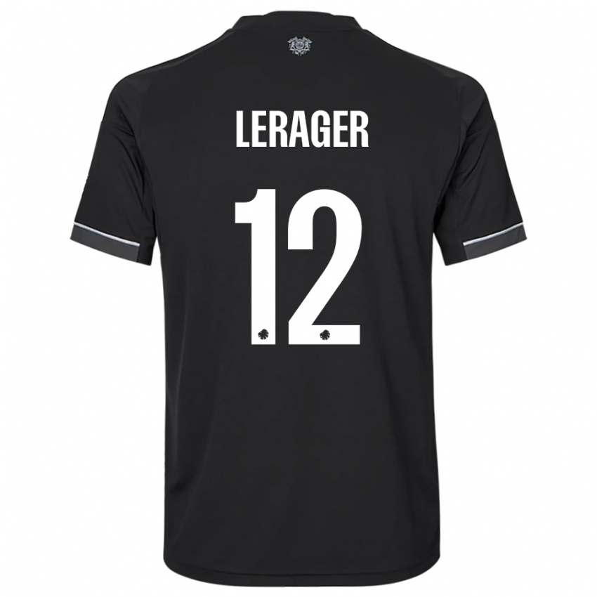 נשים לוקאס לראגר #12 שחור לבן הרחק ג'רזי 2025/26 חולצה קצרה