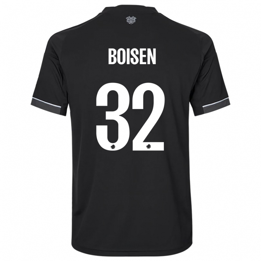 נשים פרדריקה קאיוס בואסן #32 שחור לבן הרחק ג'רזי 2025/26 חולצה קצרה