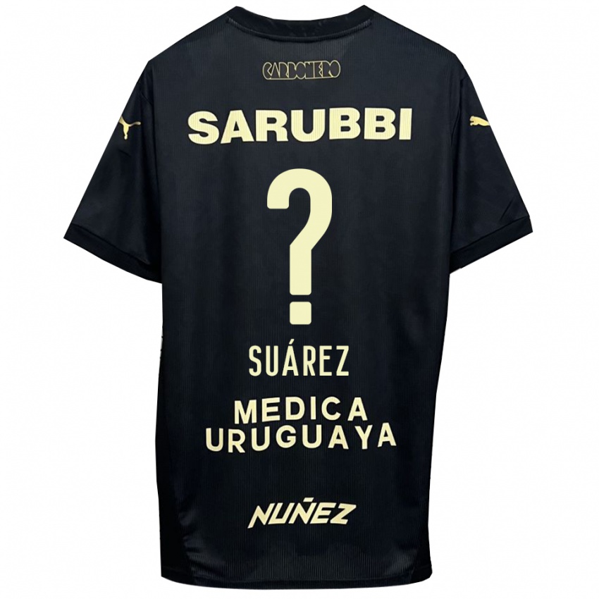 נשים פרנקו סוארס #0 שחור זהב הרחק ג'רזי 2025/26 חולצה קצרה