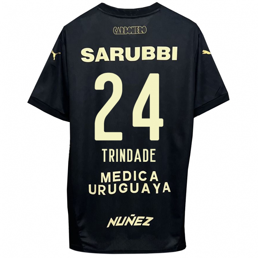 נשים חסוס טרינדאדה #24 שחור זהב הרחק ג'רזי 2025/26 חולצה קצרה