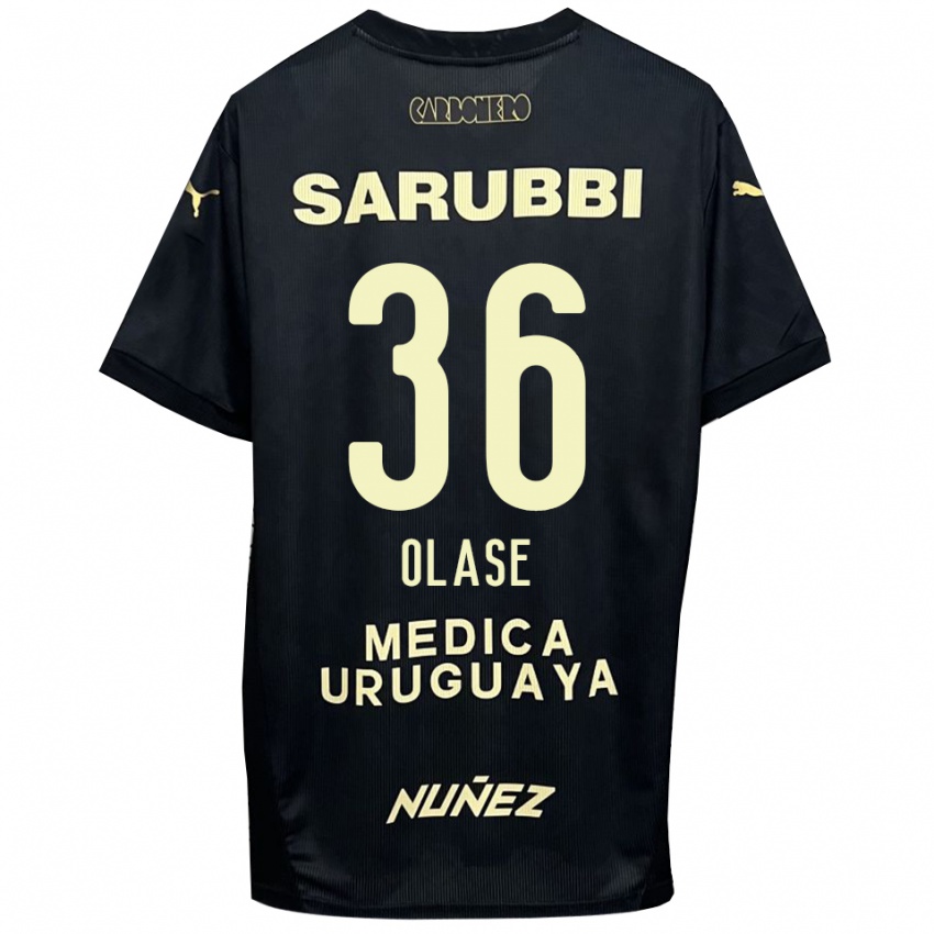 נשים תומאס אולאסה קרוטשה #36 שחור זהב הרחק ג'רזי 2025/26 חולצה קצרה