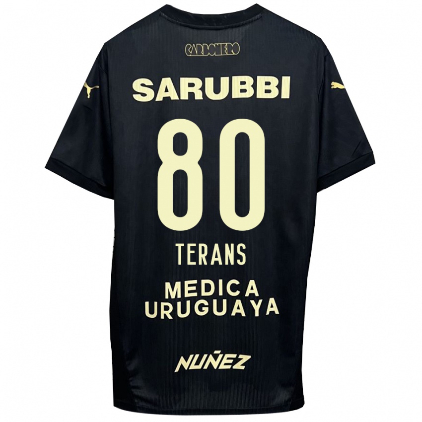 נשים דויד טראנס #80 שחור זהב הרחק ג'רזי 2025/26 חולצה קצרה