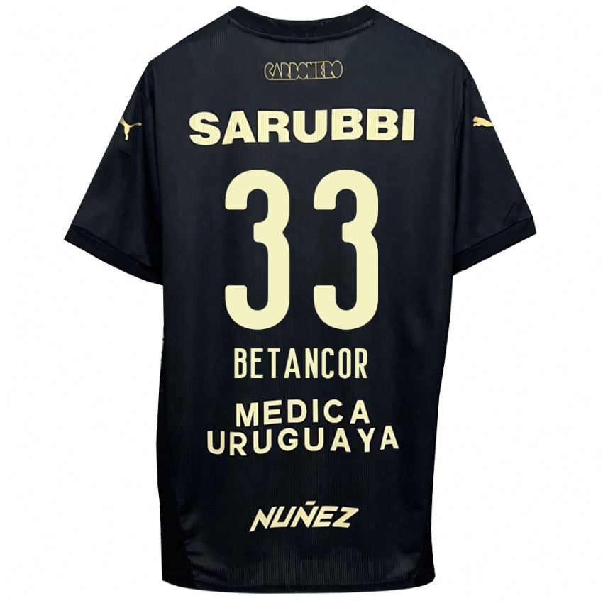 נשים ברונו בטנקור #33 שחור זהב הרחק ג'רזי 2025/26 חולצה קצרה