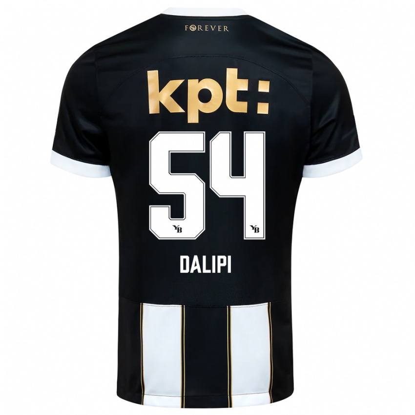 נשים לוטפי דליפי #54 שחור לבן הרחק ג'רזי 2025/26 חולצה קצרה