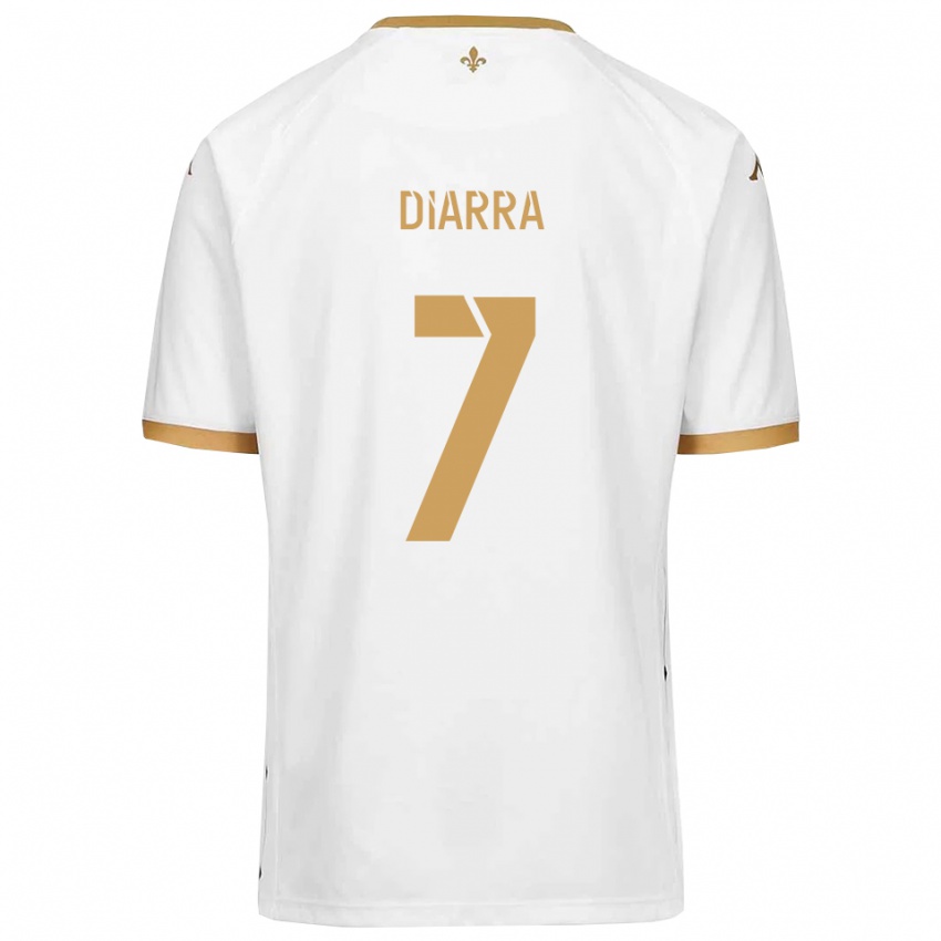 נשים Cheick Diarra #7 לבן זהב הרחק ג'רזי 2025/26 חולצה קצרה