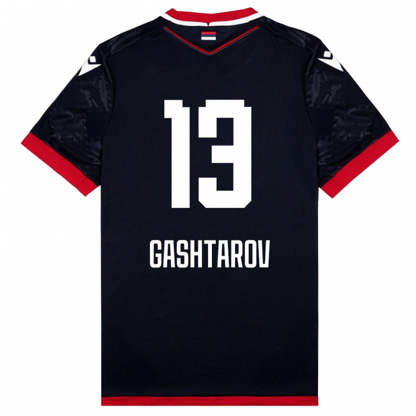 נשים Matej Gashtarov #13 שחור אדום הרחק ג'רזי 2025/26 חולצה קצרה