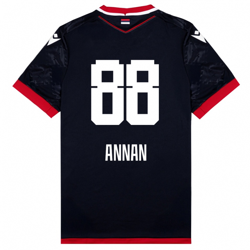 נשים איבן-עזר אנאן #88 שחור אדום הרחק ג'רזי 2025/26 חולצה קצרה