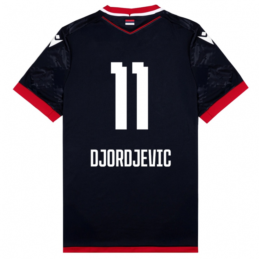 נשים אורוש דורדביץ' #11 שחור אדום הרחק ג'רזי 2025/26 חולצה קצרה