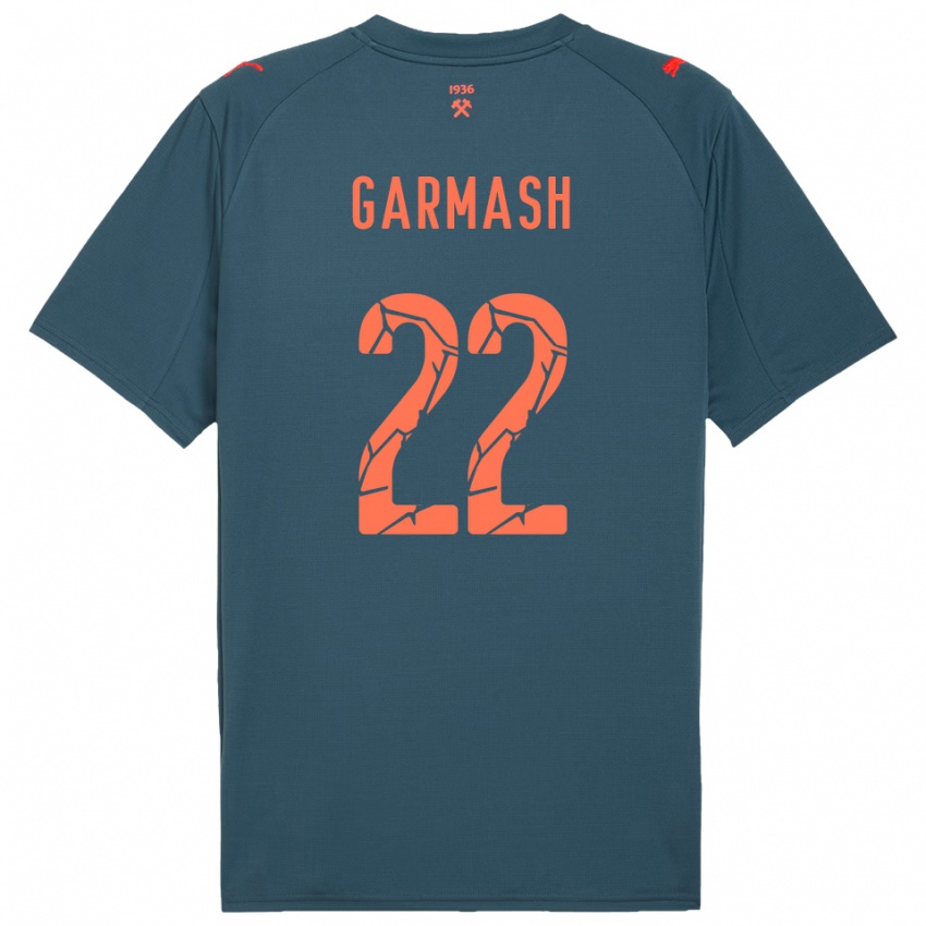 נשים Yevgeniy Garmash #22 כחול נייבי אדום הרחק ג'רזי 2025/26 חולצה קצרה