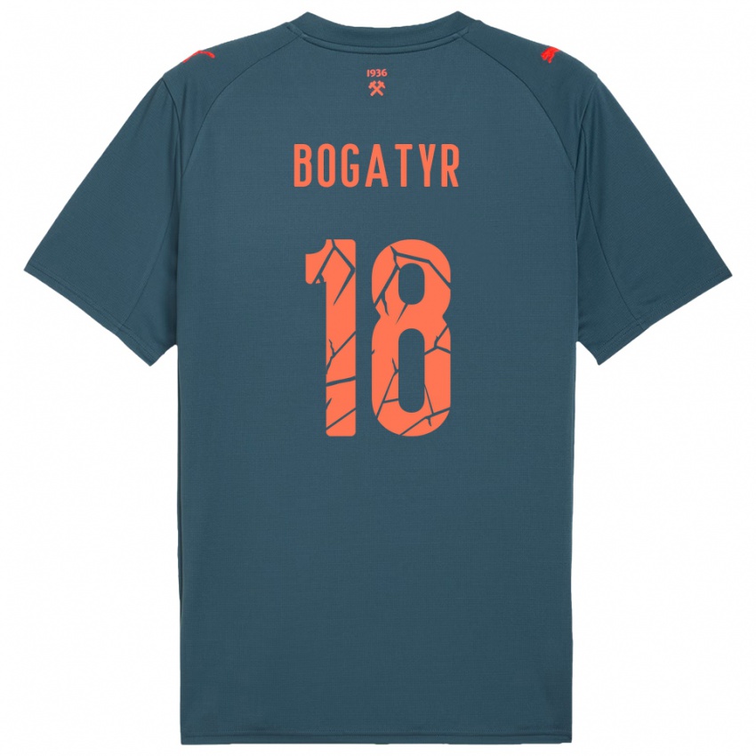 נשים Mykyta Bogatyr #18 כחול נייבי אדום הרחק ג'רזי 2025/26 חולצה קצרה