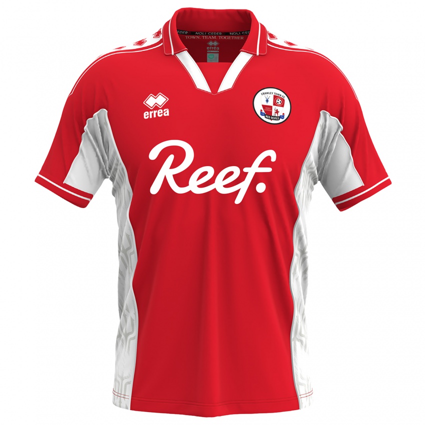 ילדים הארי פורסטר #7 אדום לבן ג'רזי ביתית 2025/26 חולצה קצרה