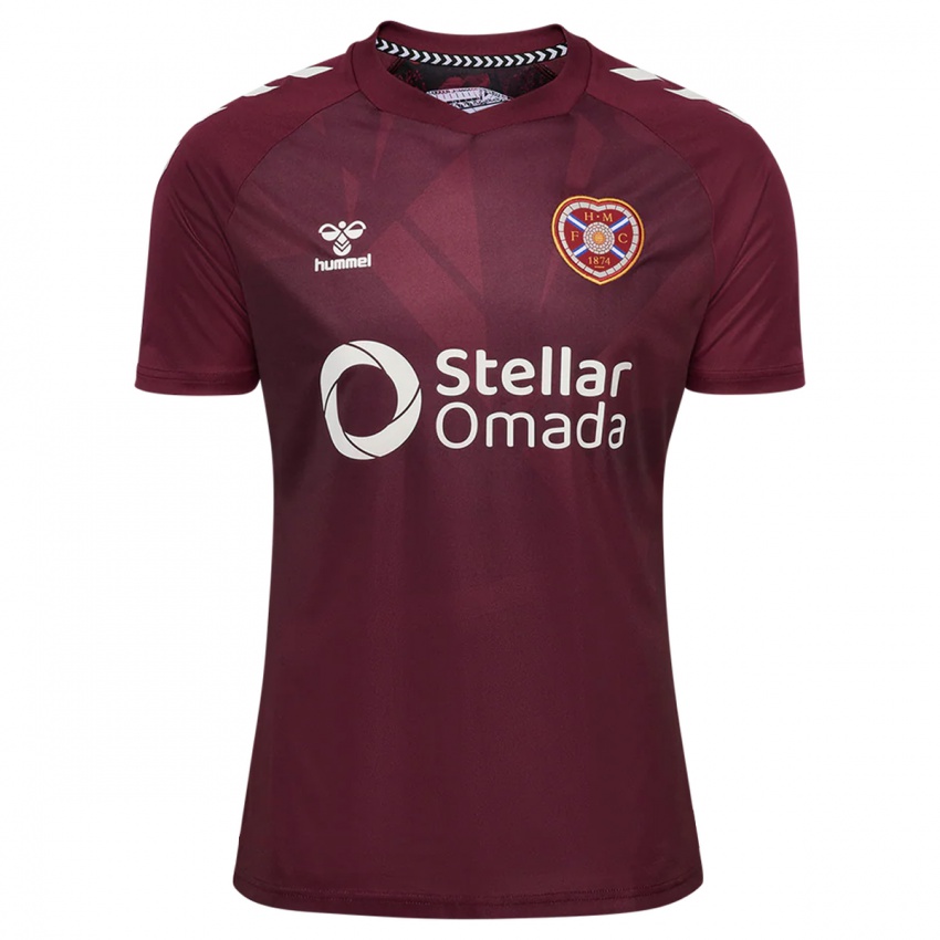 ילדים Alfie Osborne #6 בורדו לבן ג'רזי ביתית 2025/26 חולצה קצרה