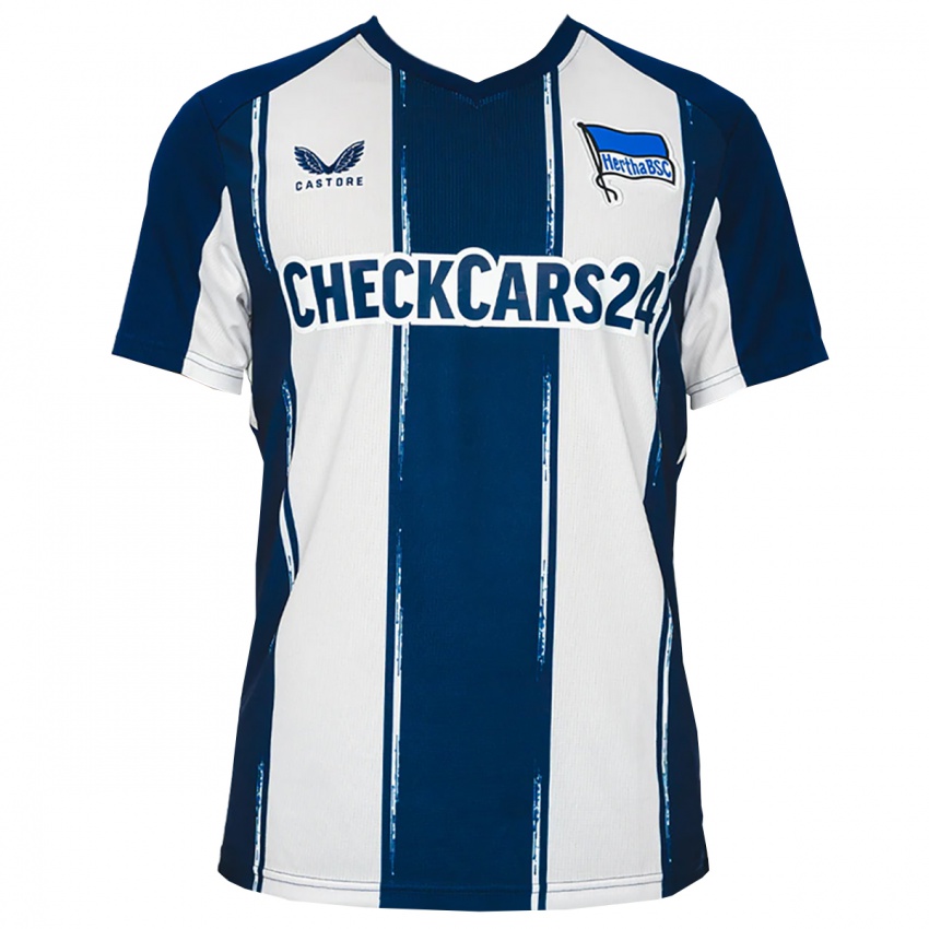 ילדים מיקאל קוויזאנס #10 לבן כחול ג'רזי ביתית 2025/26 חולצה קצרה