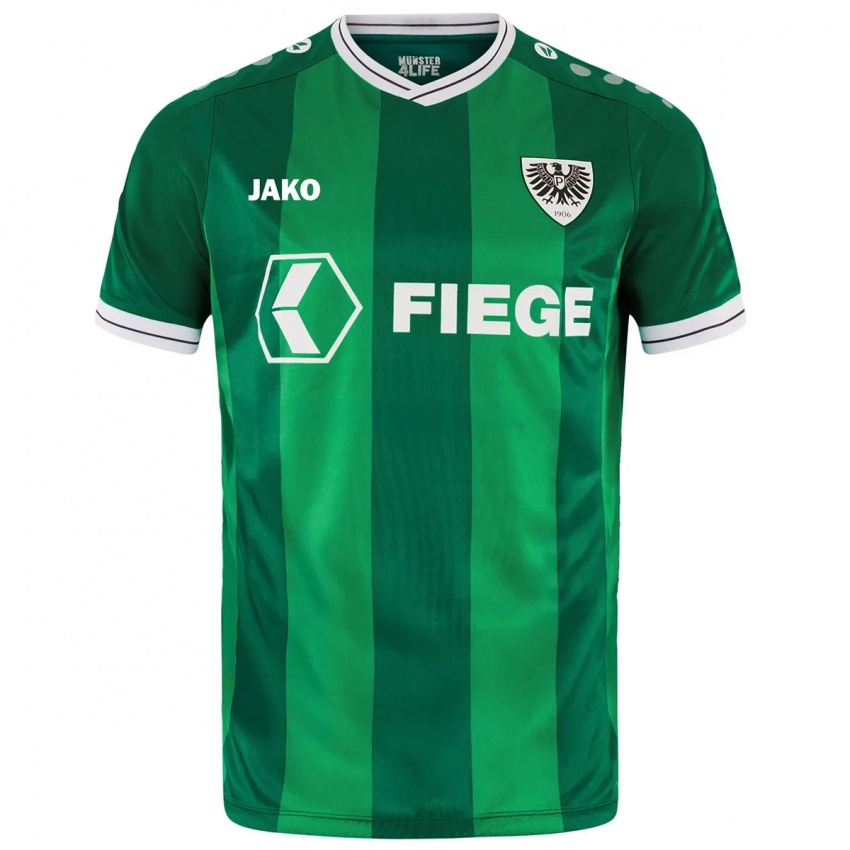 ילדים פול ארוונס #22 ירוק לבן ג'רזי ביתית 2025/26 חולצה קצרה