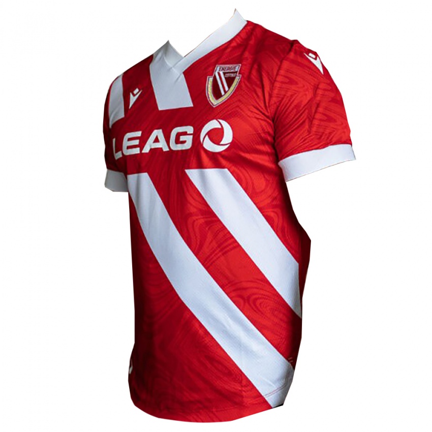 ילדים Fabian Balg #8 אדום לבן ג'רזי ביתית 2025/26 חולצה קצרה ילדים Fabian Balg #8 אדום לבן ג'רזי ביתית 2025/26 חולצה קצרה